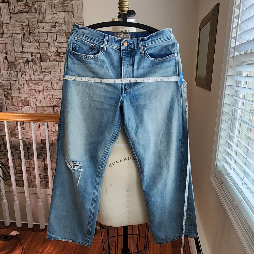 POINT SUR Canyon Mid-rise Boyfriend Jean Selvedge Edition Size 28 - Picture 5 of 8